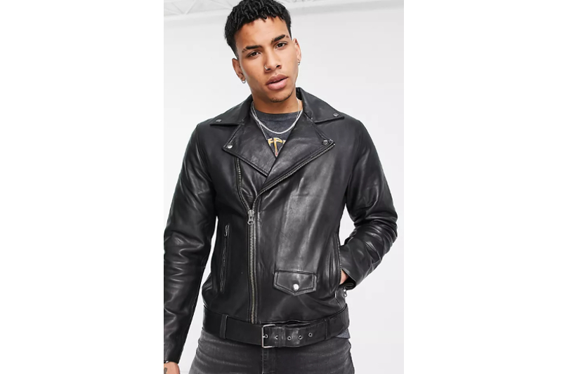 Alex turner leather hot sale jacket asos