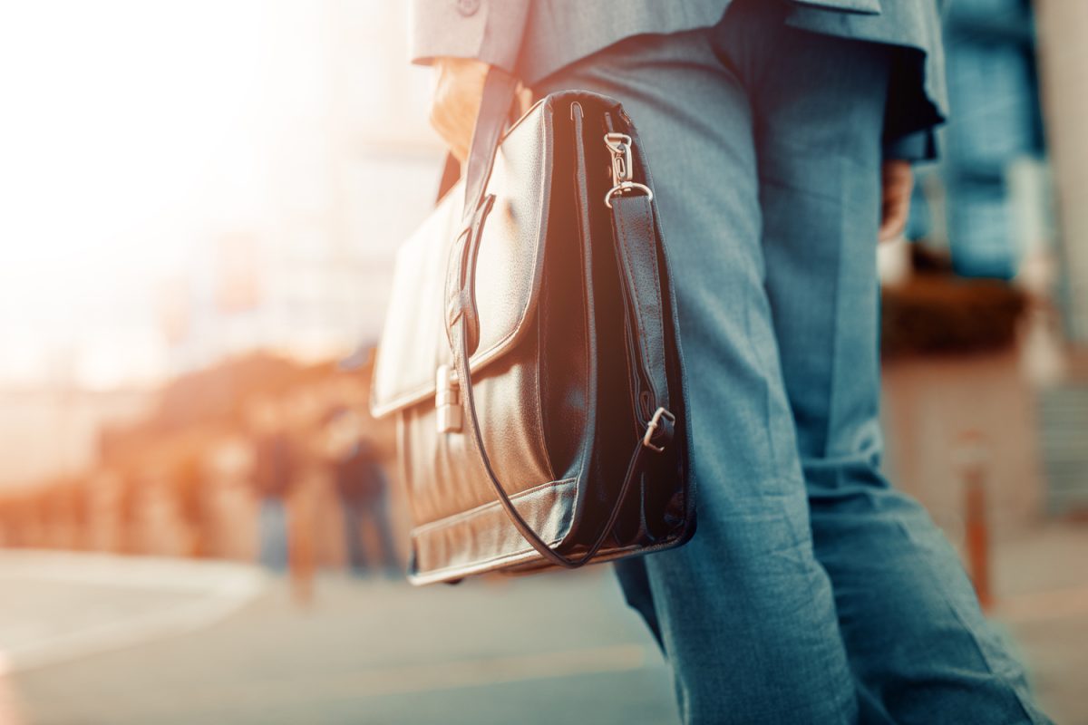 Carrying a online briefcase