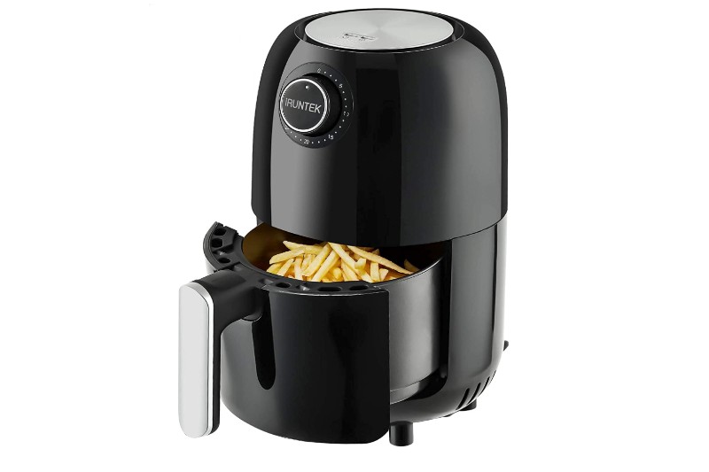  Mini Air Fryer 700-Watt Small Airfryer Personal Compact Air  Fyer with 1.64 Qt Basket Temperature Controls for Cooks Crisps Bakes  Reheats : Home & Kitchen
