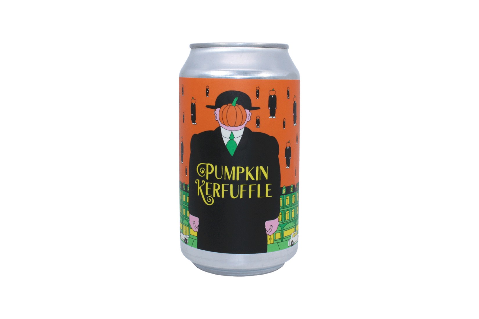 Prairie Pumpkin Kerfuffle beer can.