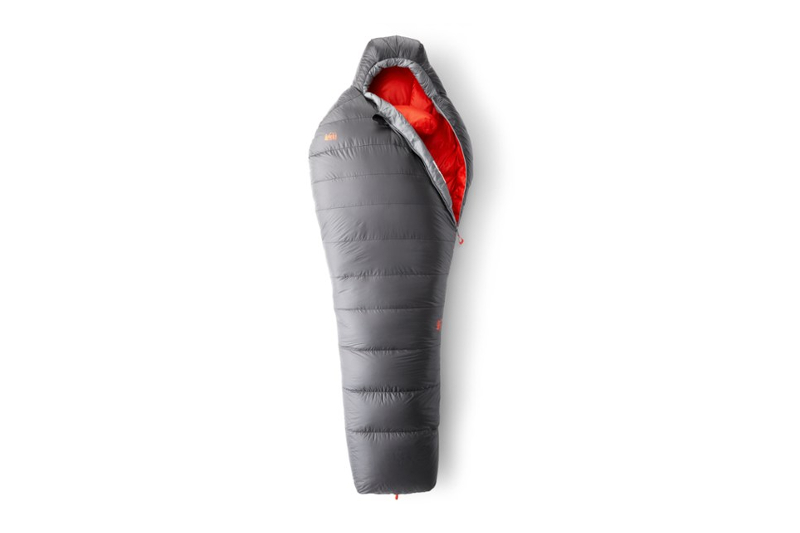 REI Co-op Magma 15 sleeping bag on a plain white background.