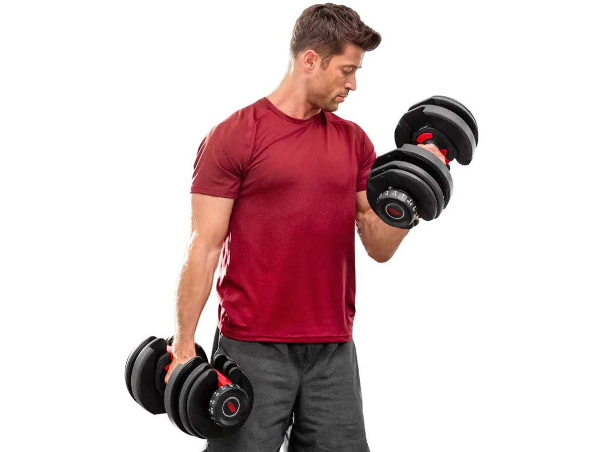 Best adjustable dumbbell deals Save on Bowflex and ProForm The