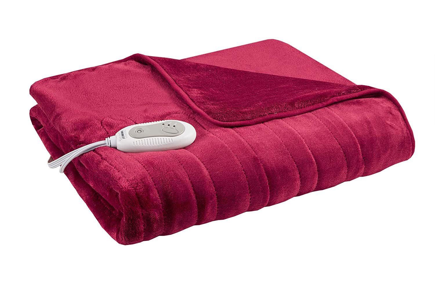 Sunbeam microplush heated 2024 throw with foot pocket