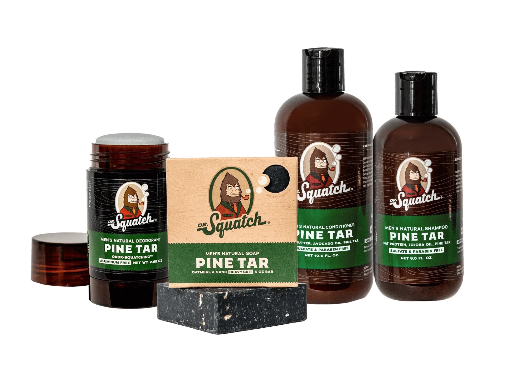 Dr Squatch Pine Tar Soap Deodorant Haircare Bundle Lagoagrio Gob Ec