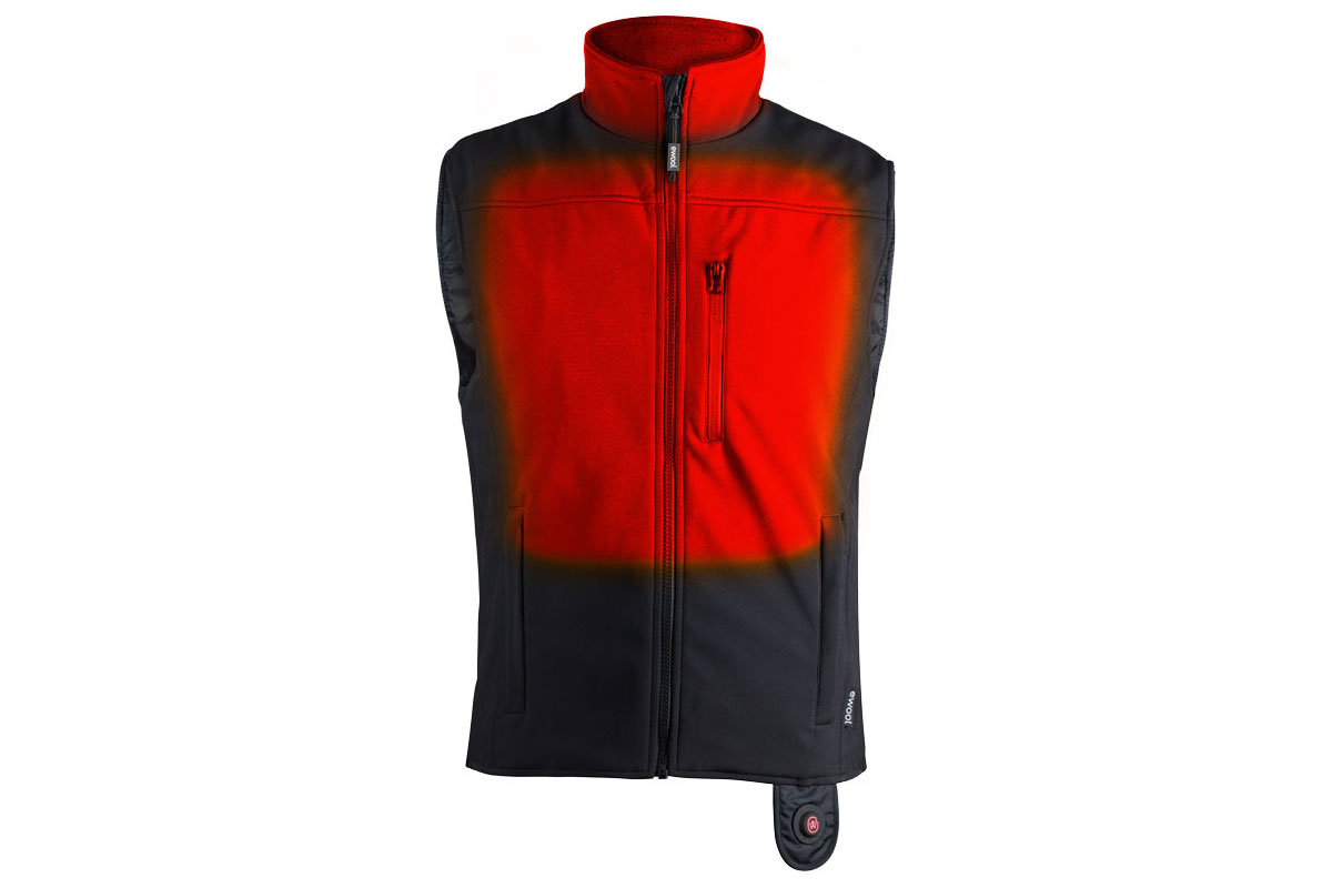 EWool Pro+ Heated Vest on a white studio background.