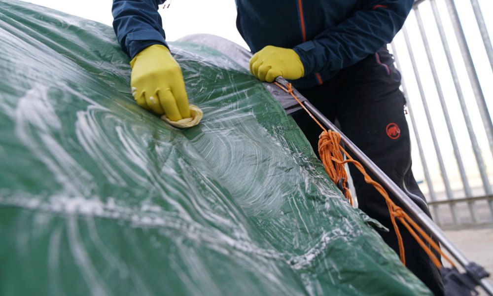 Sealing your tent's seams and coatings is a cheap and easy way to waterproof it.