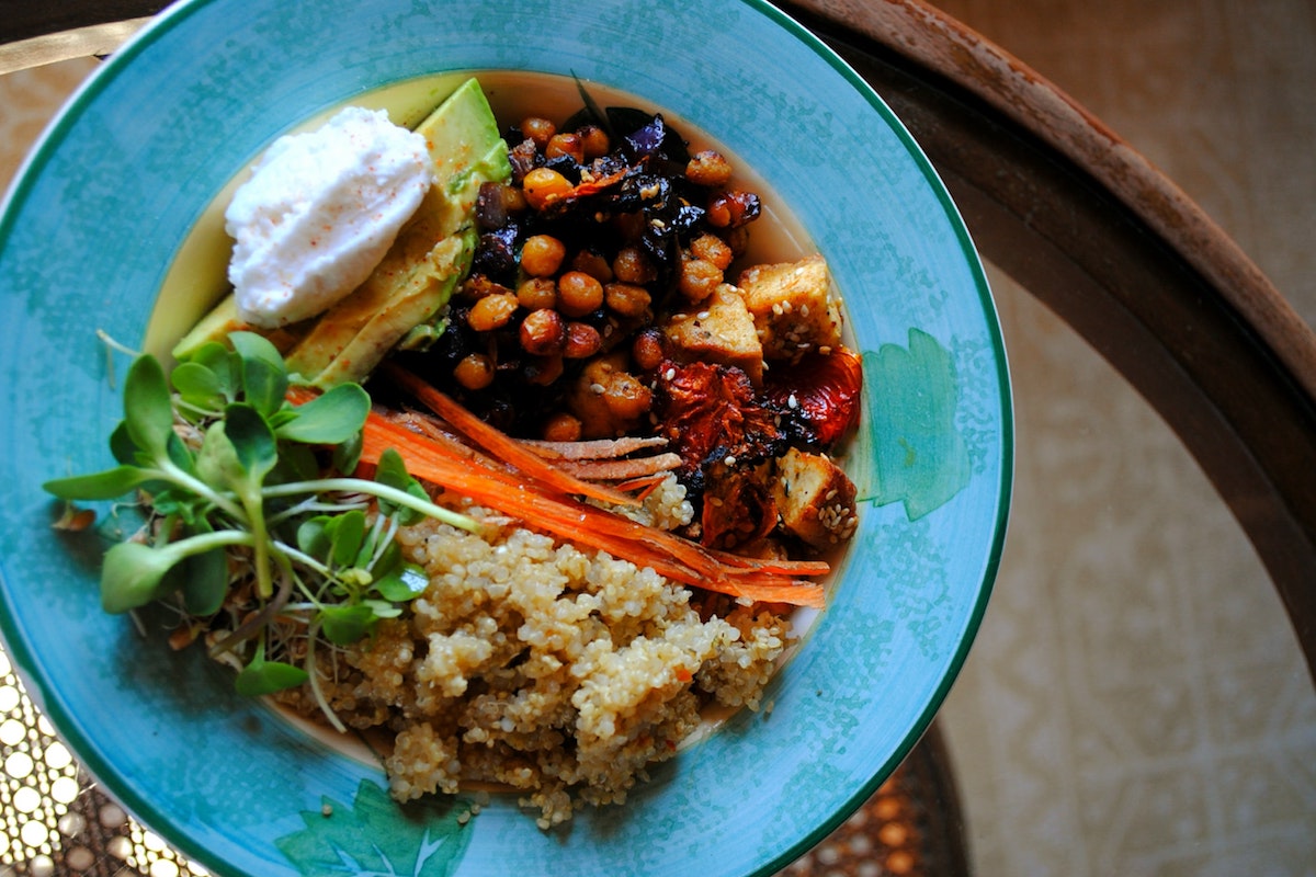 Plant-based curry dish