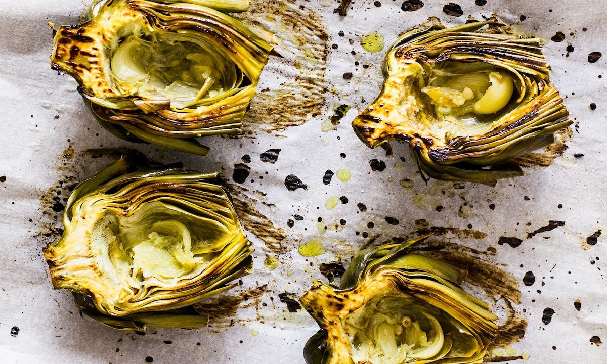 Baked artichokes