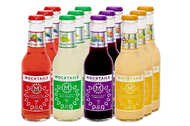 Mocktails Uniquely Crafted Alcohol Free Variety Pack.