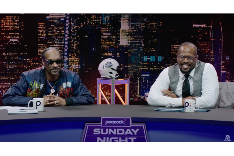Peacock on X: .@SnoopDogg is in the house! Catch him on Peacock's Sunday  Night Football Final after #ChiefsKingdom vs. #RaiderNation.   / X