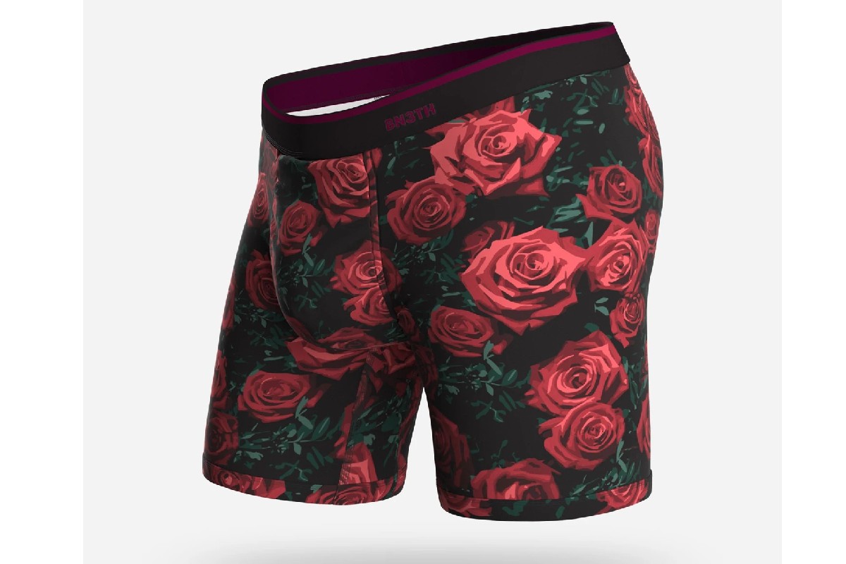 Men's BN3TH A Dozen Roses Boxer Briefs.