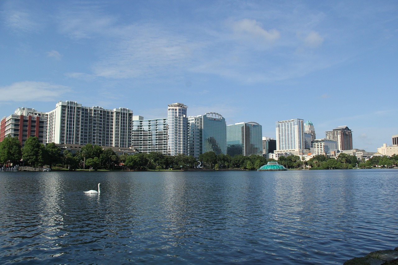 Lake Eola, Orlando.