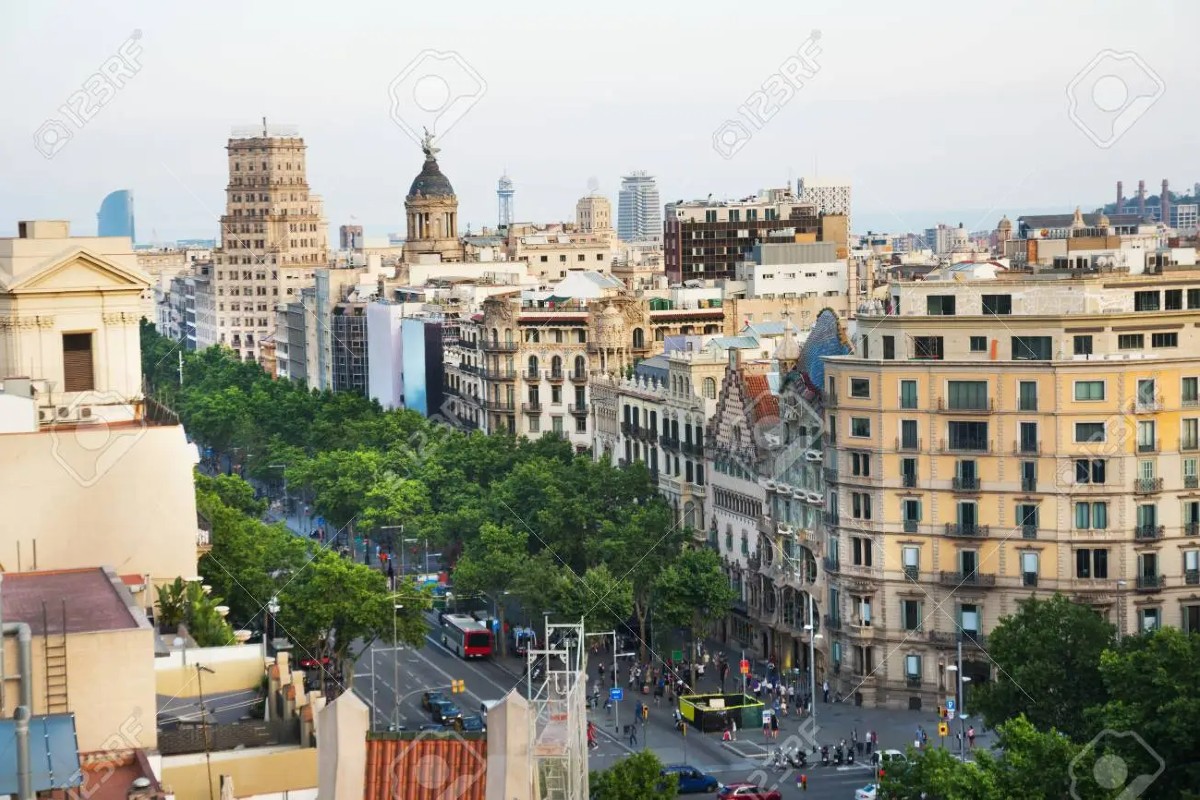 Passeig de Gracia, Barcelona.