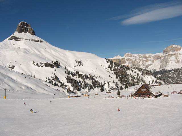 Collection of ski trails at Sella Ronda.