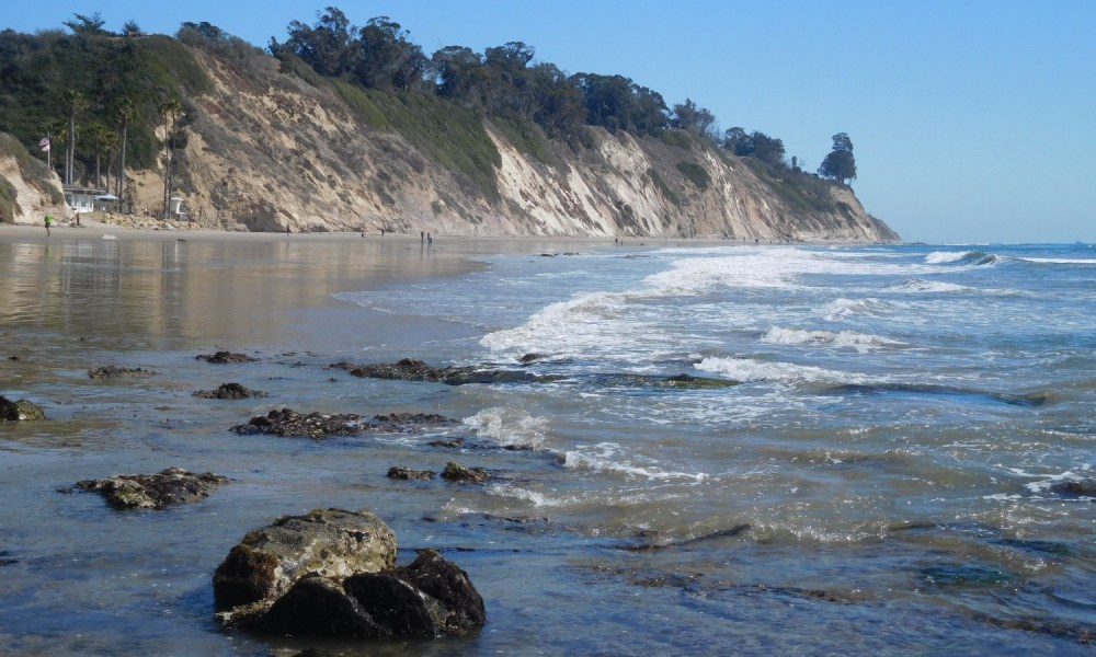 The tide pools at Arroyo Burro County Beach, Santa Barbara, California.