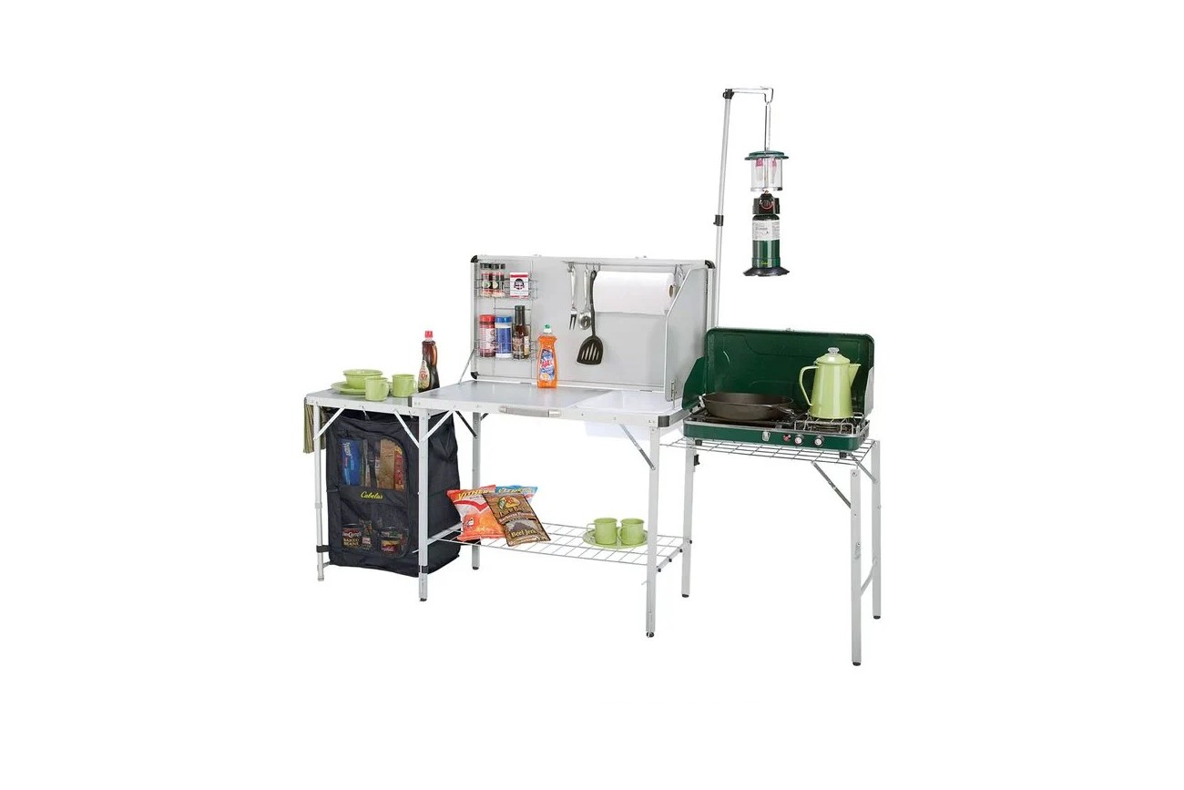 Smart Compact Mobile Kitchen Design for Camping or Outdoor Party