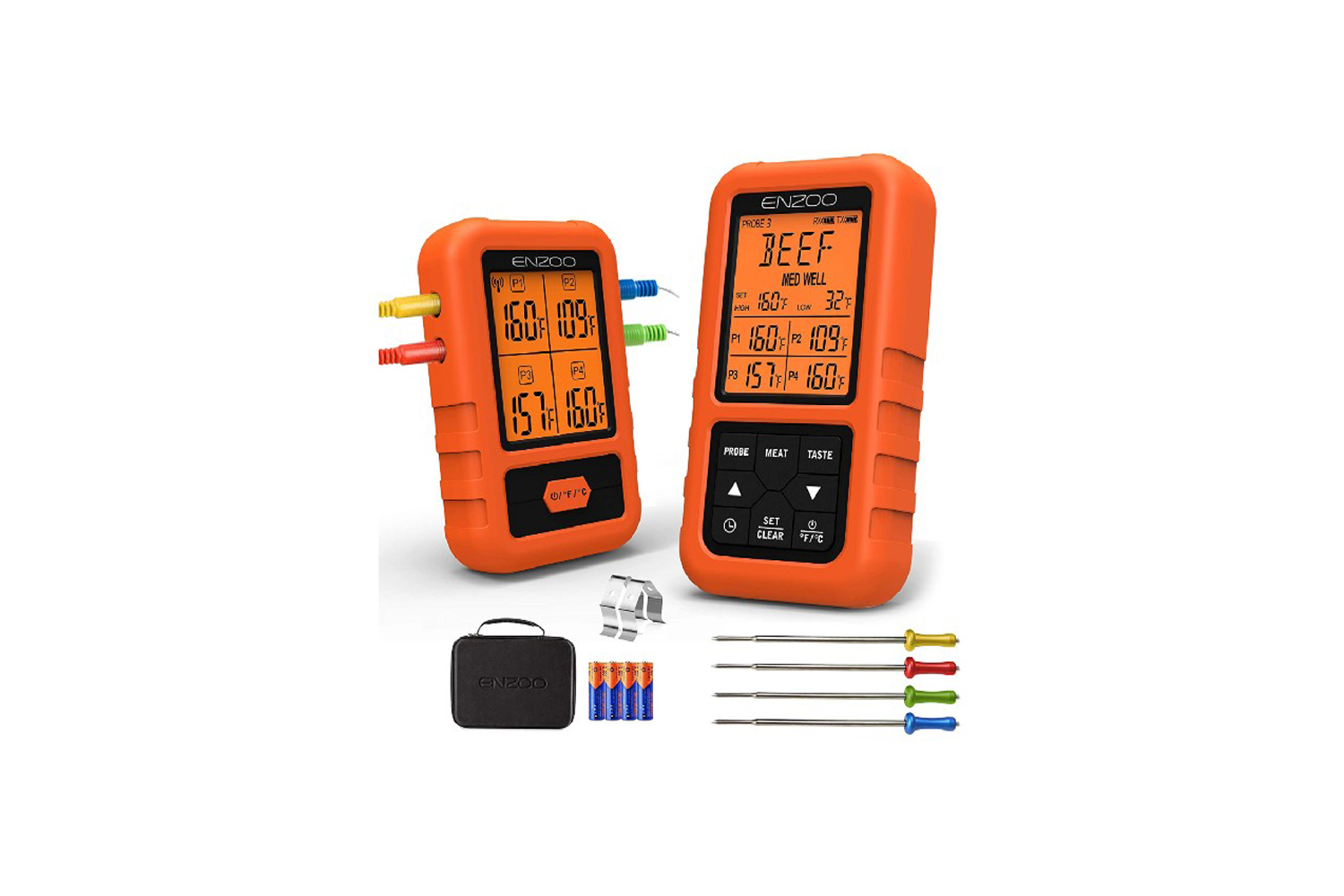 ENZOO Remote Range Digital Meat Thermometer