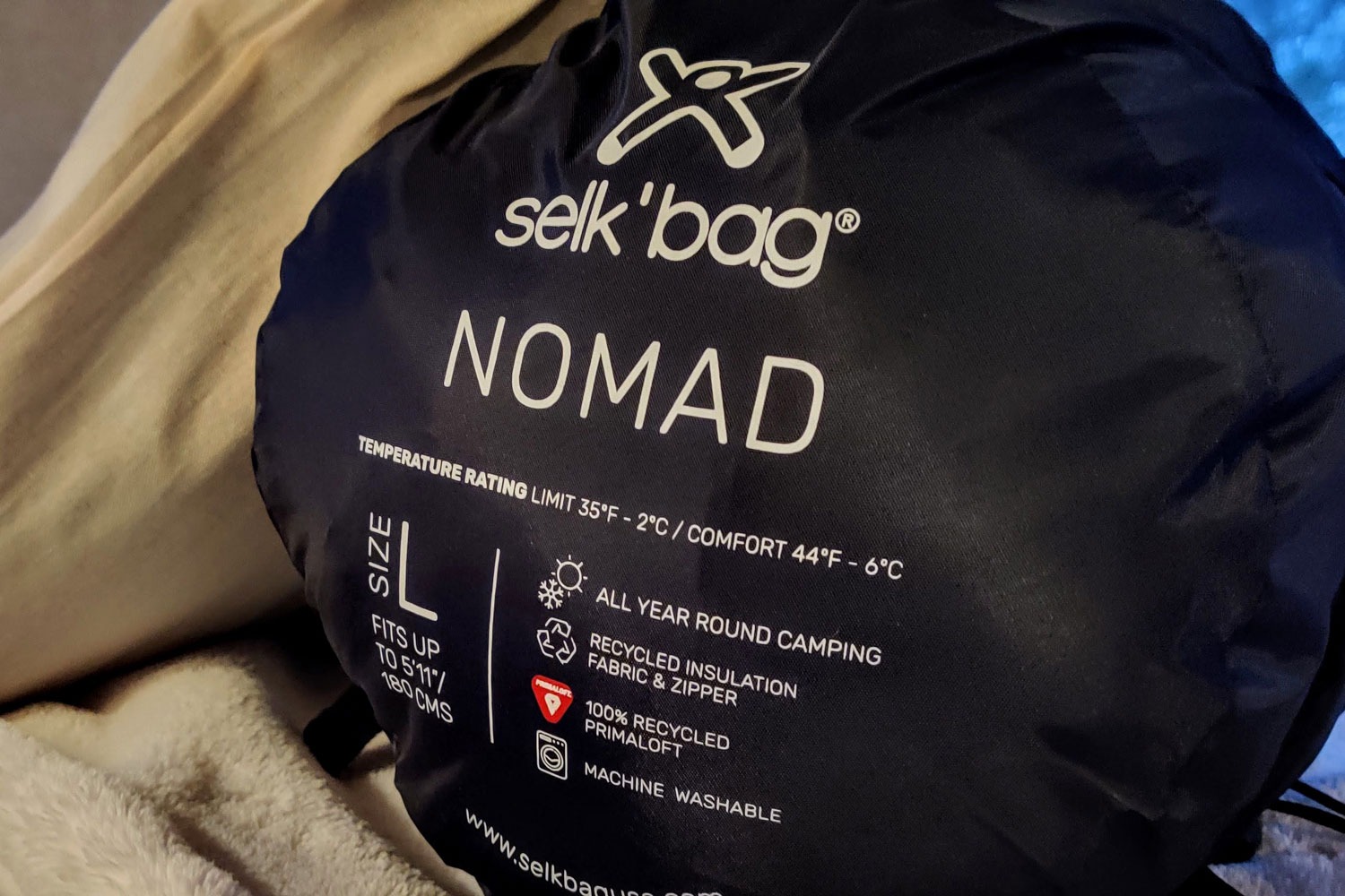 Selk'bag Nomad Pro Wearable Sleeping Bag Blue S