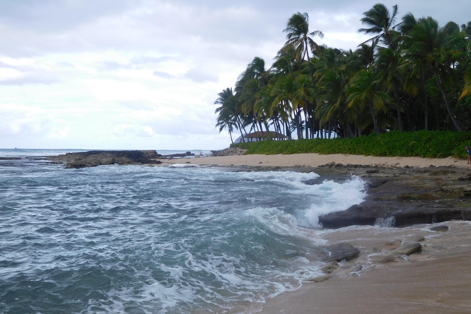 The "secret beach" at Ko Olina in Kapolei, Hawaii.