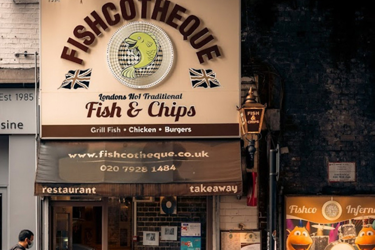 The restaurant Fishcotheque.