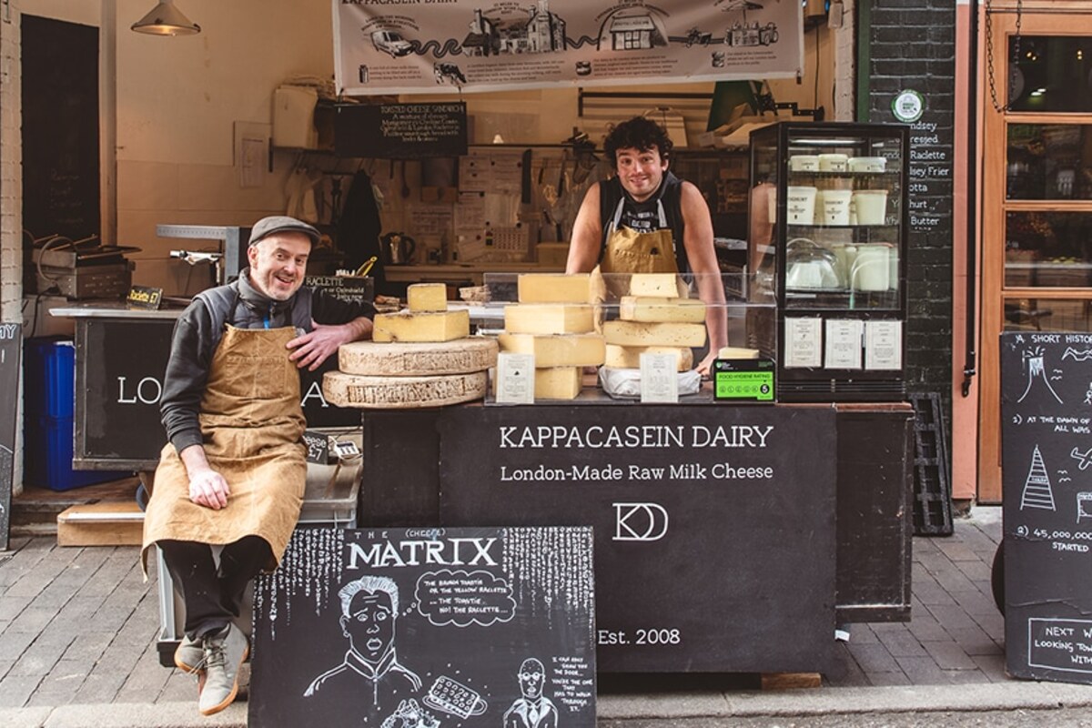 Vendor at Kappacasein's Raclette.