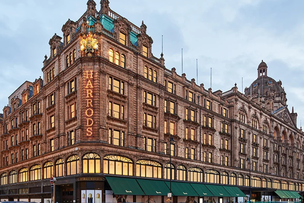 Harrod's department store in London.