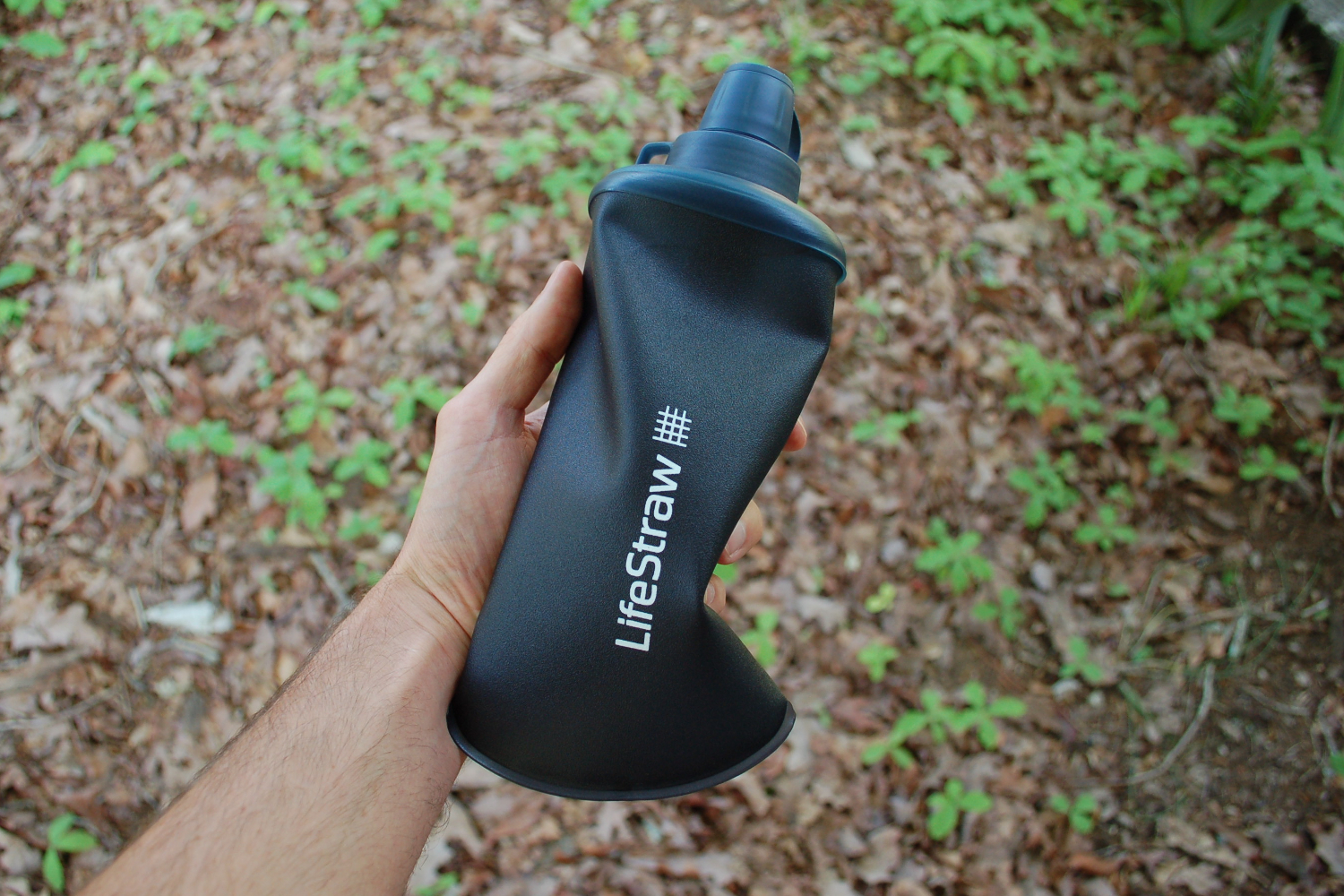 LifeStraw Peak Series Collapsible Squeeze Water Bottle Filter 1L