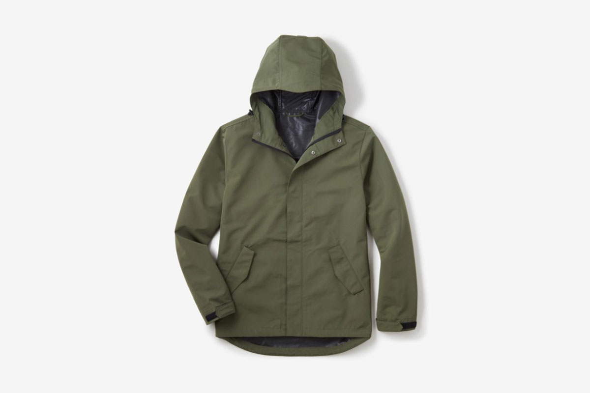 J crew clearance rain jacket mens