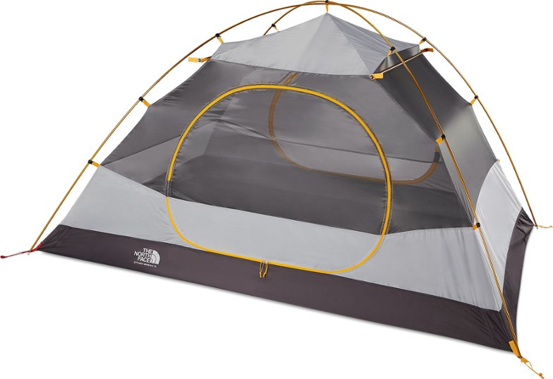 The North Face's Stormbreak 3 tent on a white background.