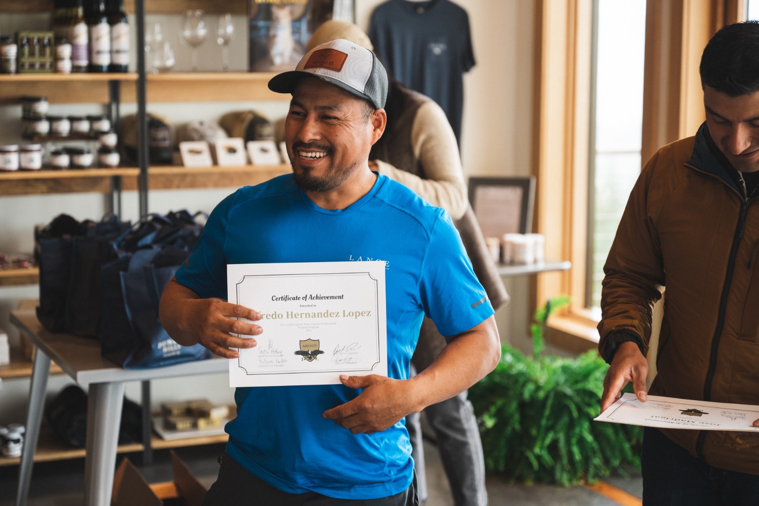 A graduate from the AHIVOY program in Oregon.