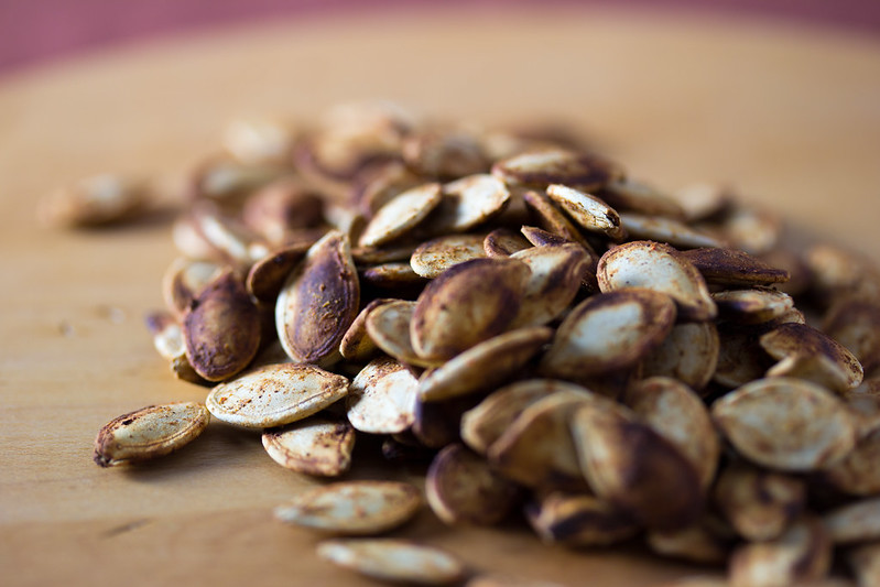 roasted pumpkin seeds