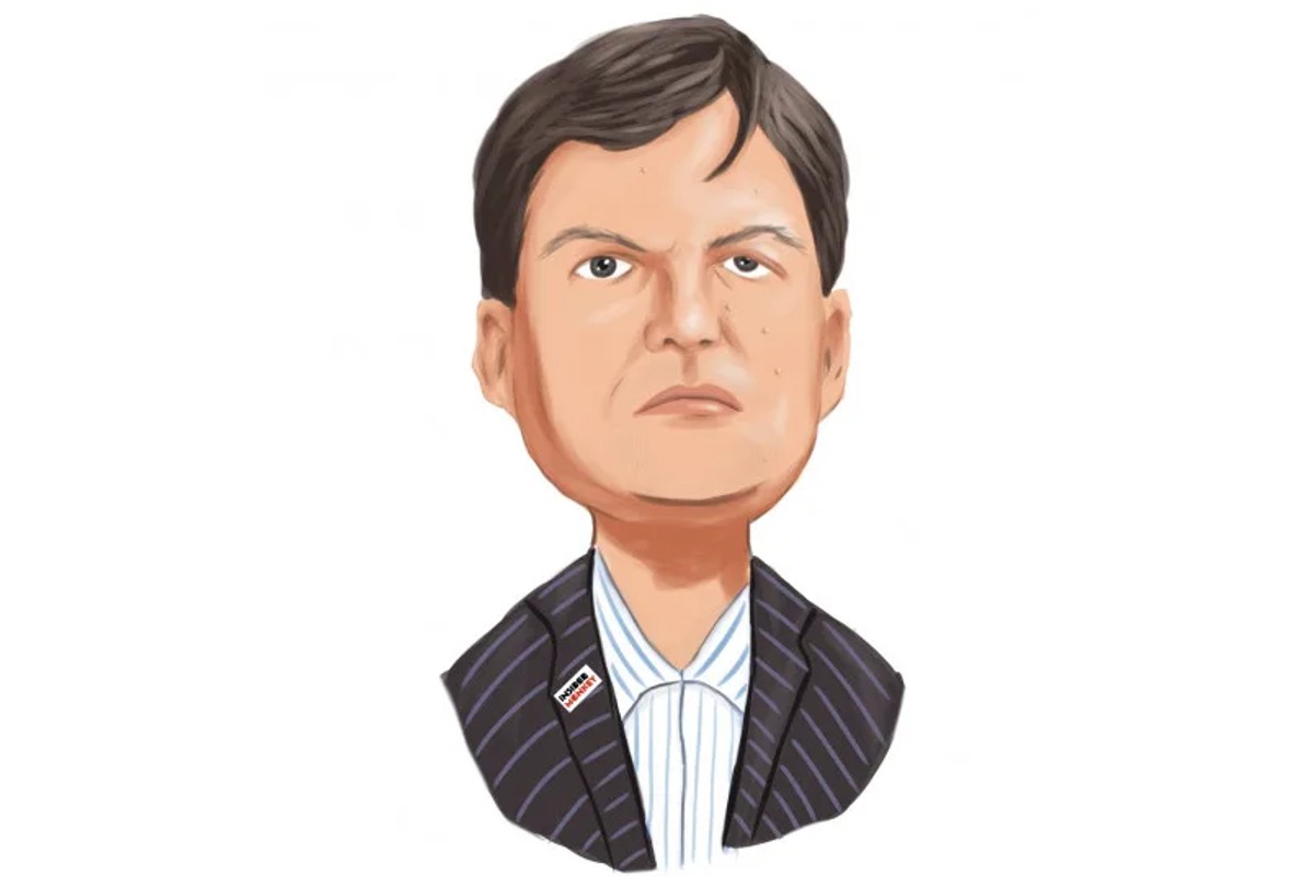 Boceto de Michael Burry.