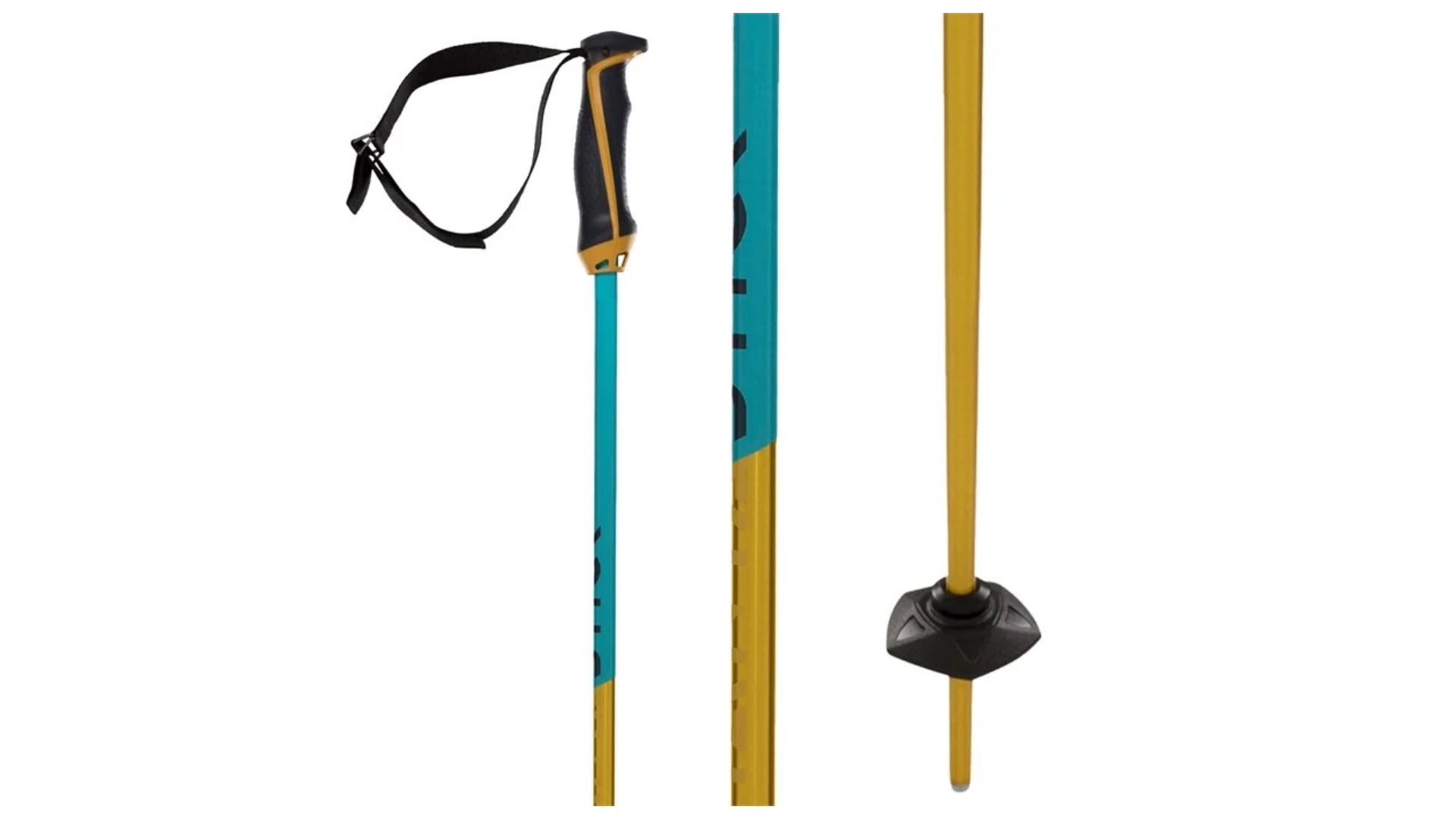 An image of the Volkl Phantastick in blue and yellow.