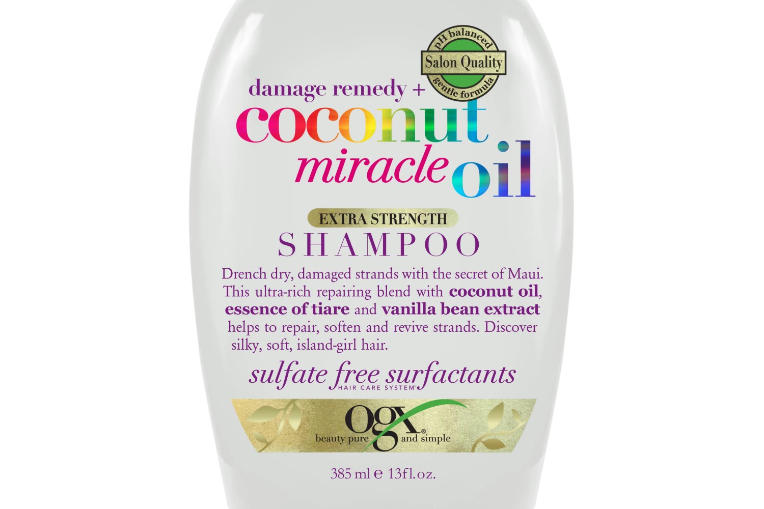 OGX Coconut Miracle Oil Shampoo - Shop Shampoo & Conditioner at H-E-B