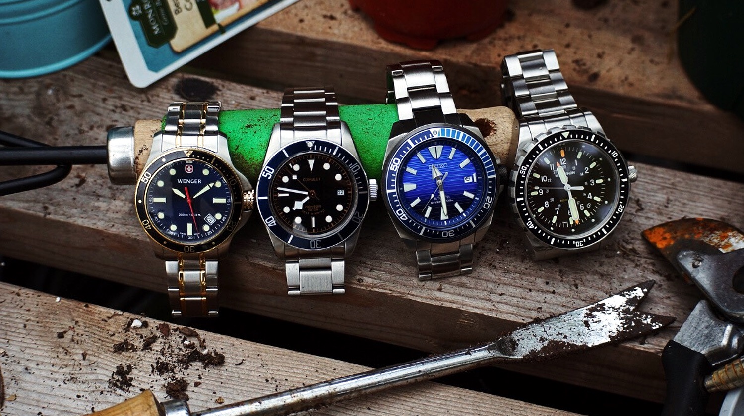 Four dive watches