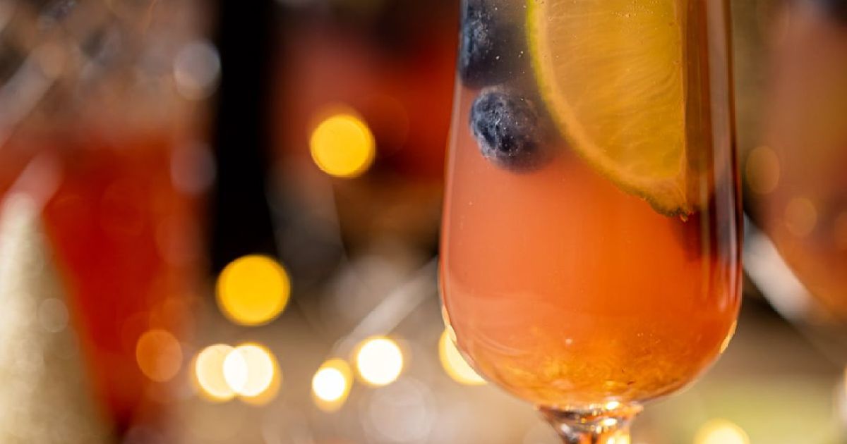 New Year's Eve Mocktail with Ball Drop Ice Recipe • Really, Are