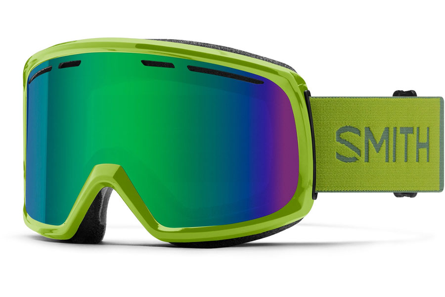 Smith Range Ski Goggles isolated on a white studio background.