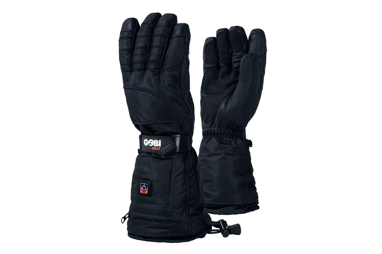 Pair of Gobi Epic Heated Gloves on a white background.