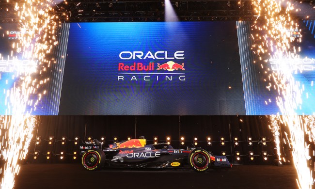 2023 Red Bull Racing F1 car at its launch in New York City with