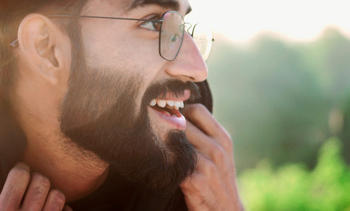 man with beard and glasses