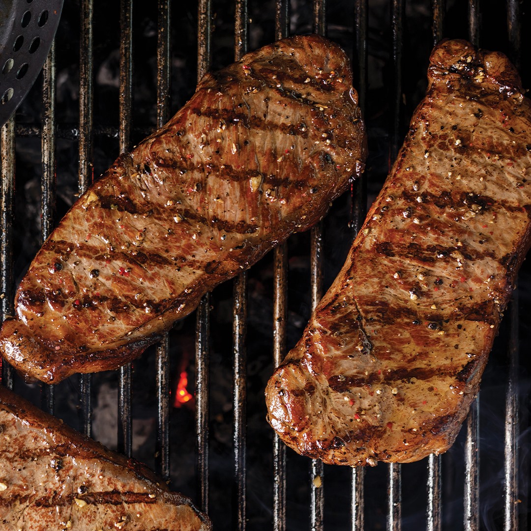 Dry brined steaks