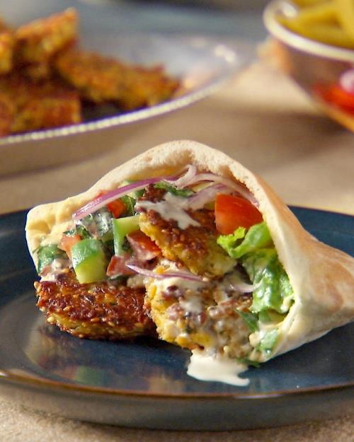 Martha Steward falafel