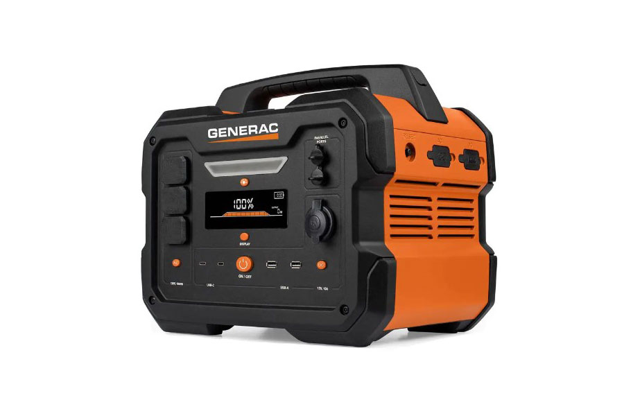 Generac GB1000 1086wH Portable Power Station on a white studio background.