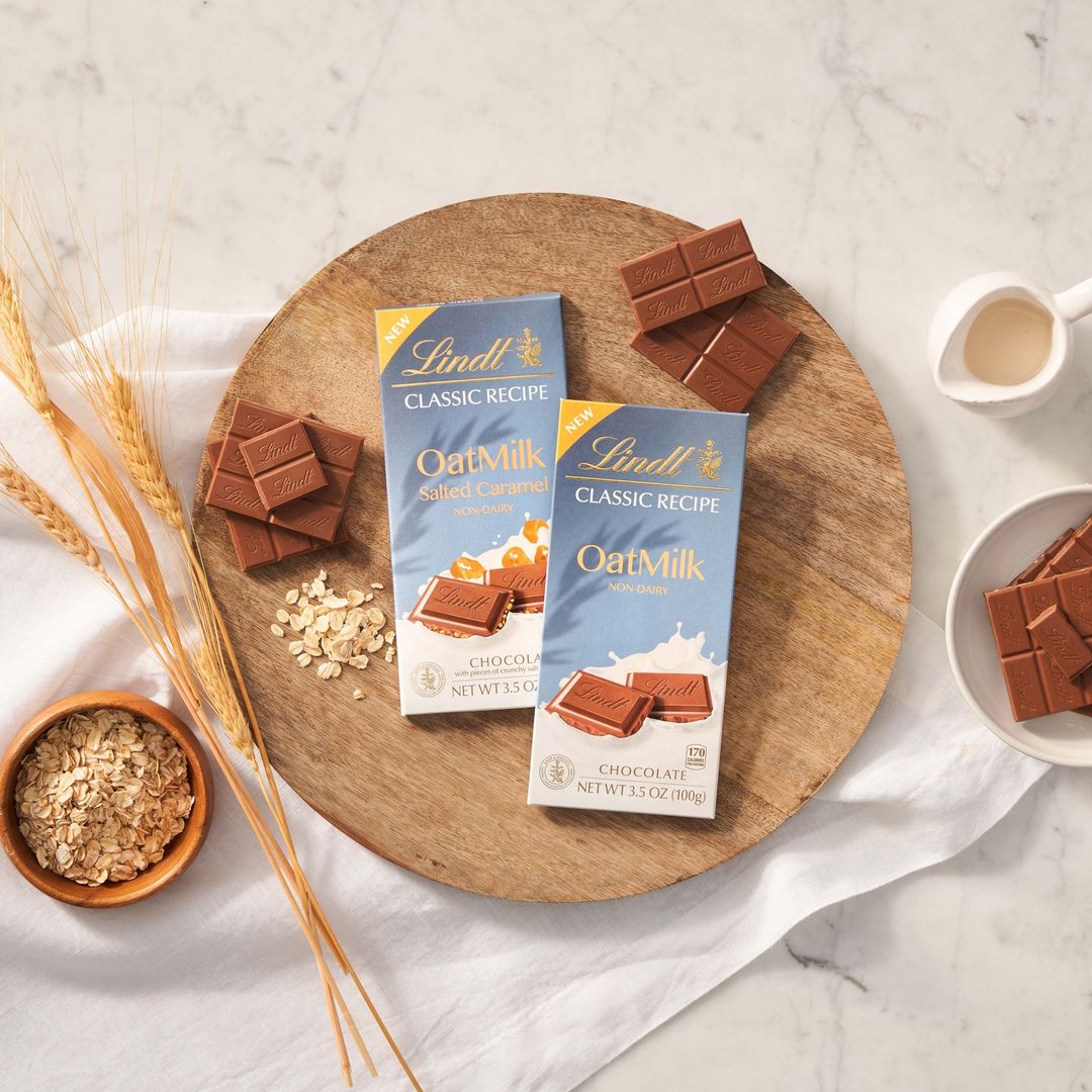 Lindt oak milk bars