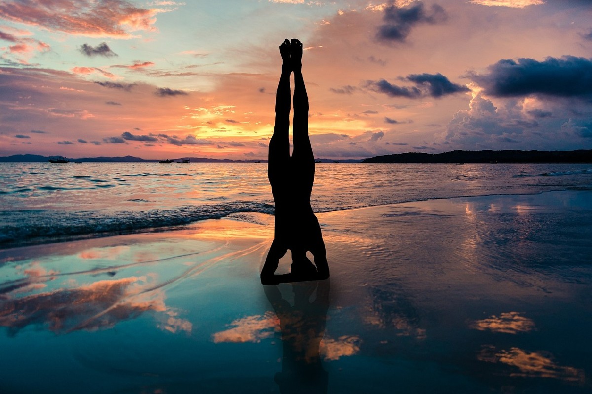 Yoga with a view.