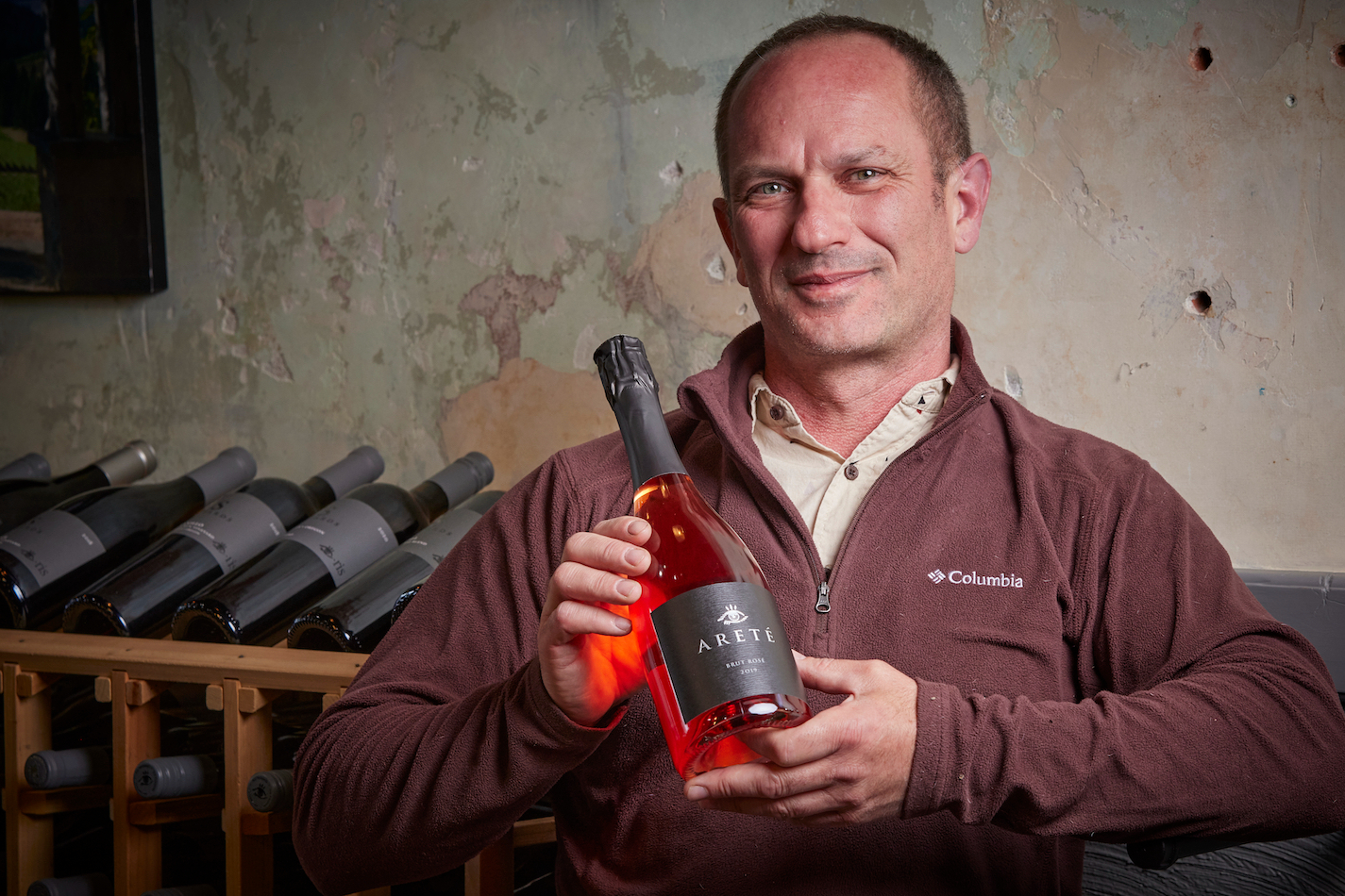 Iris Vineyards winemaker Aaron Lieberman.