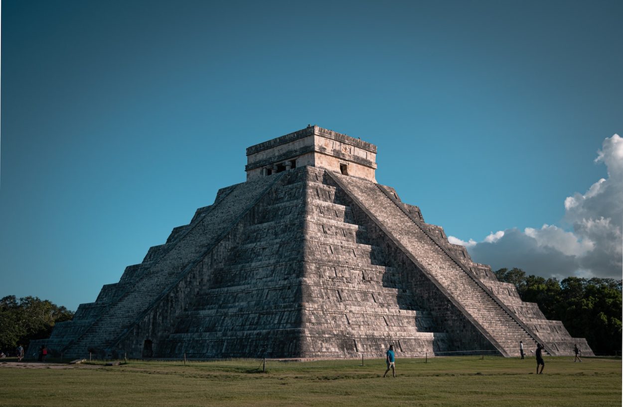 The El Castillo in Mexico.