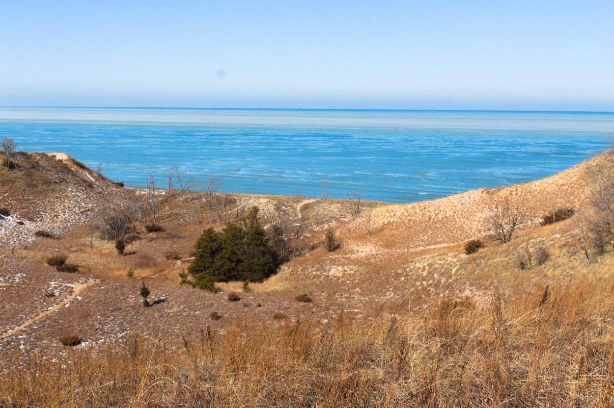 A view of the Indiana Dunes in Chesterton.