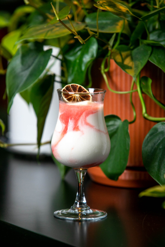 A Kick Ass Colada cocktail