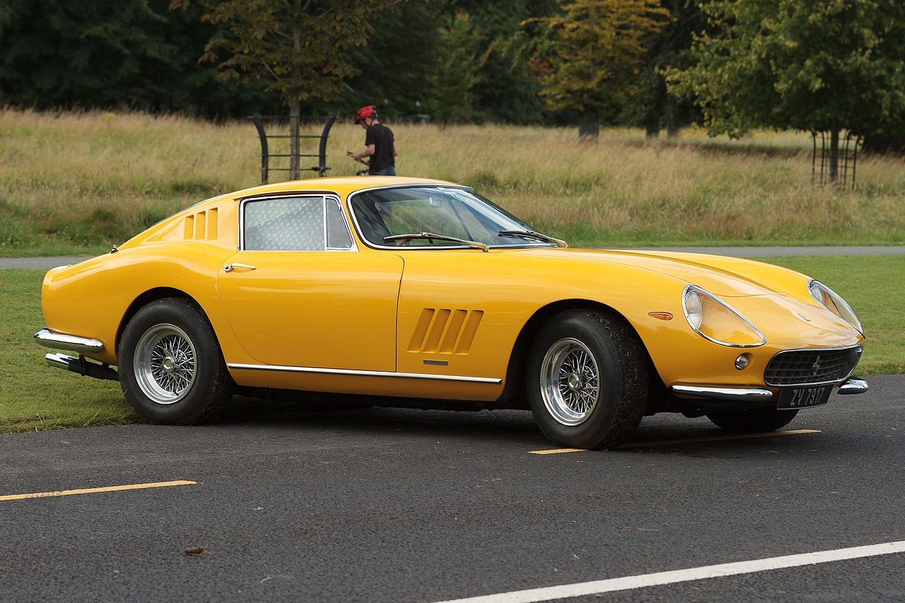 1965 Ferrari 275 in yellow 